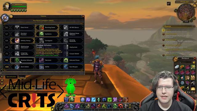 Unholy DK Talent changes in BFA смотреть онлайн