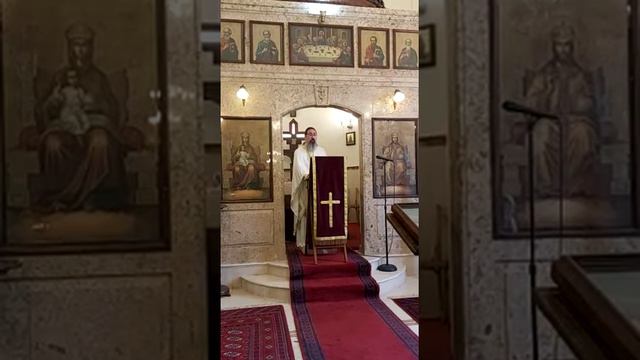 Проповедь архимандрита Филиппа в Лазареву субботу (первая часть). смотреть онлайн