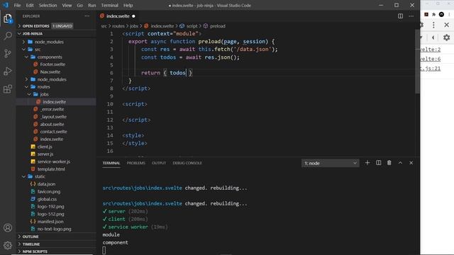 Sapper Tutorial #6 - Preloading Data смотреть онлайн