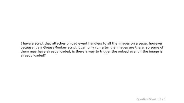 HTML : Image onload event after image has loaded смотреть онлайн