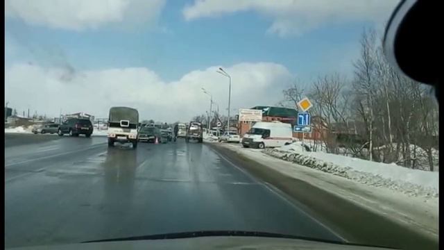 Две машины столкнулись на "Федоровке" смотреть онлайн