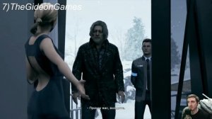 «Реакции Летсплейщиков» на Хлою из главного меню в игре  Detroit: Become Human
