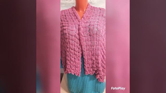 Связано на вязальной машине-палантины,шарфы,бактусы. смотреть онлайн