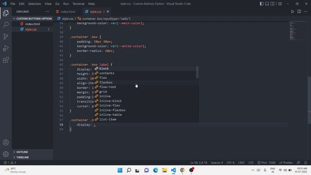 Custom Radio Buttons using HTML & CSS | CSS Radio Buttons | смотреть онлайн