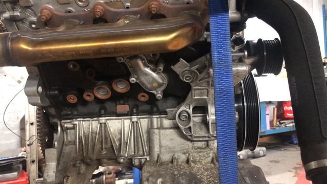 Audi A6 2016 3.0L Diesel wymiana rozrządu cześć 2A rozbieramy silnik ? „Jan V8” смотреть онлайн