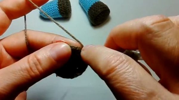 Очаровательный ослик, ч.2.  Charming donkey, р.2.  Amigurumi. Crochet.