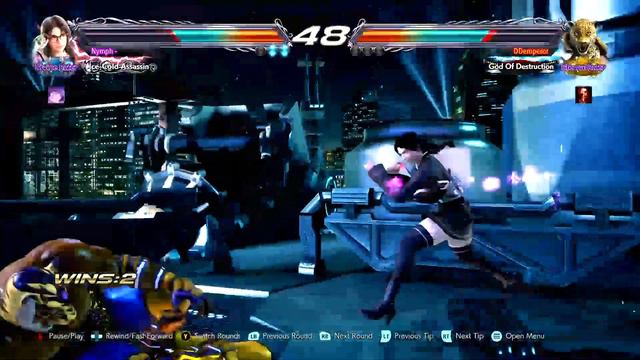 CHARMING KIMONO w/ Julia Chang - TEKKEN 7 | Julia (Nymph) vs King смотреть онлайн