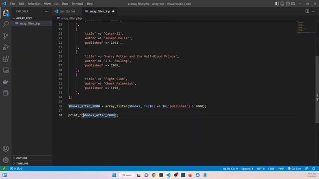 How to filter an array in PHP смотреть онлайн