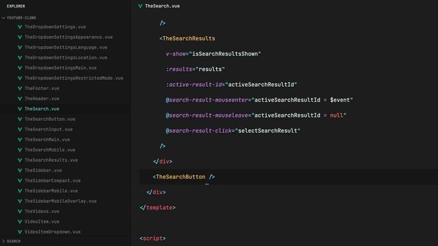 Vue JS Tailwind CSS YouTube клон #51 - Улучшения компонентов поиска смотреть онлайн
