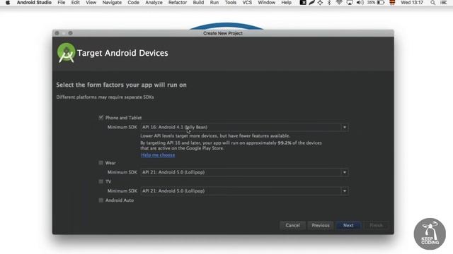 2.1.1 ¿Cómo crear un proyecto (app) en Koltin? parte I смотреть онлайн