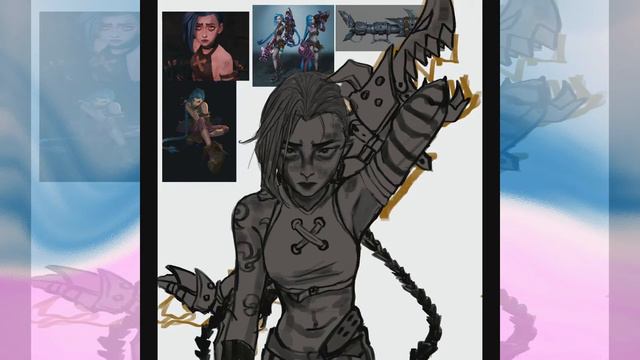 JINX| LeagueOfLegends | Procreate speedpaint | смотреть онлайн