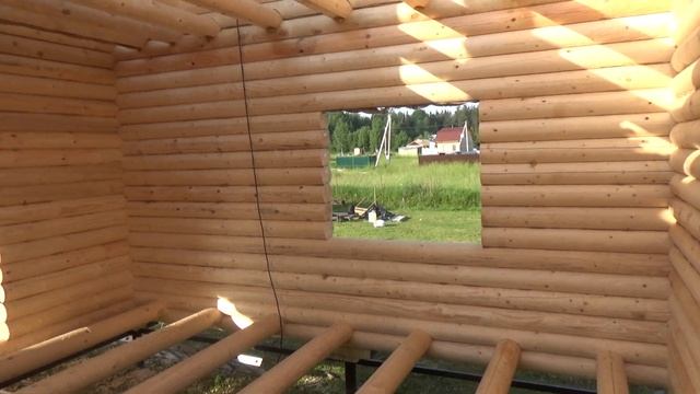 Сруб Дома 6.0х8.0м. полтора этажа "Сорочкино". Цена в СПб 653.155 руб. смотреть онлайн