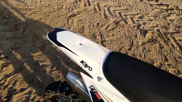 KAYO TT 140 звук выхлопа смотреть онлайн