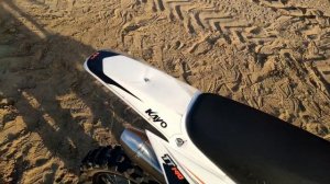 KAYO TT 140 звук выхлопа