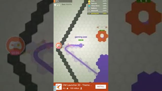 Playing string.io insane server! смотреть онлайн