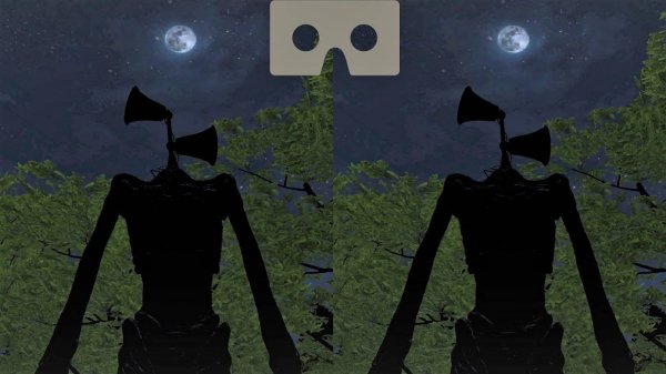 Siren Head 3D VR video 3D SBS VR box google cardboard