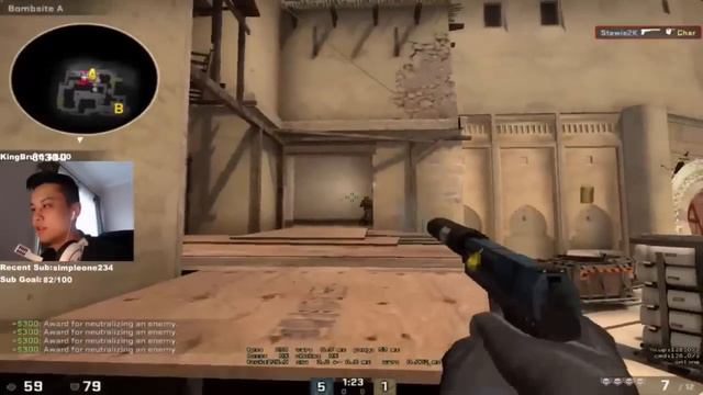 CS:GO - Stewie2k Amazing USP-S ACE On Stream [FPL] смотреть онлайн