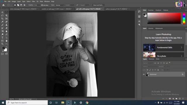 Marquee tool :- marquee tool in photoshop ( beginners ) - ( HINDI ) смотреть онлайн