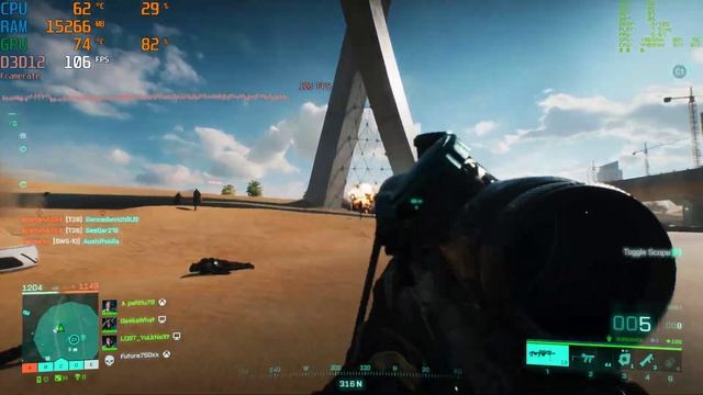 Nvidia RTX 3060Ti Founders Edition - Battlefield 2042 1440P High Settings DLSS Performance смотреть онлайн