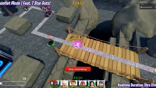 7Star Guts in Gauntlet Mode (20.4k+ Seconds!) | All Star Tower Defense Roblox смотреть онлайн