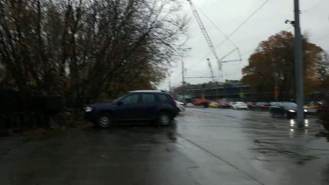 Москва, Нижние Мневники улица, у Байк-центра, в ноябре 2018г. смотреть онлайн