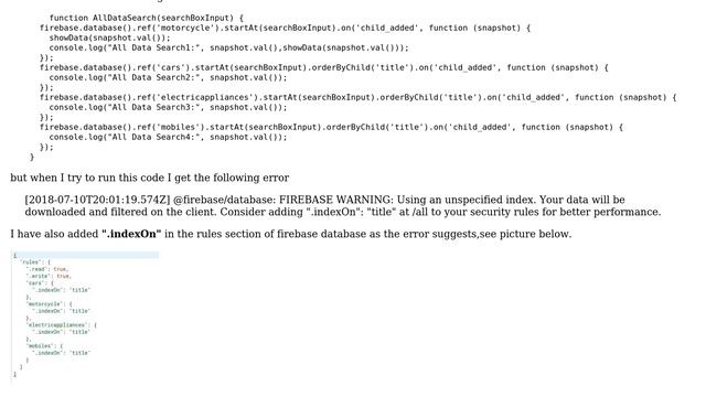 Search across multiple nodes in firebase realtime database смотреть онлайн