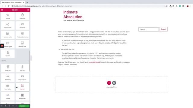 Creating A Right Column Sidebar Page Template With Hello Theme смотреть онлайн