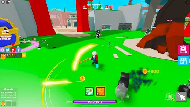 ОТКУДА ТАКОЙ ОГРОМНЫЙ МЕЧ!? СОБРАЛ ВСЕ МЕЧИ И ПОШЁЛ НА ГЛАВНОГО БОССА! - СИМУЛЯТОР НИНДЗЯ В ROBLOX смотреть онлайн