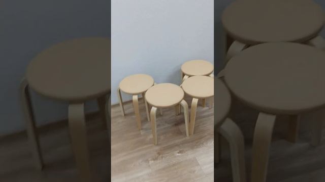 Табурет кухонный Сансет, табуретка для дома и дачи с мягким сиденьем из кожзама бежевого цвета, 4 ш смотреть онлайн