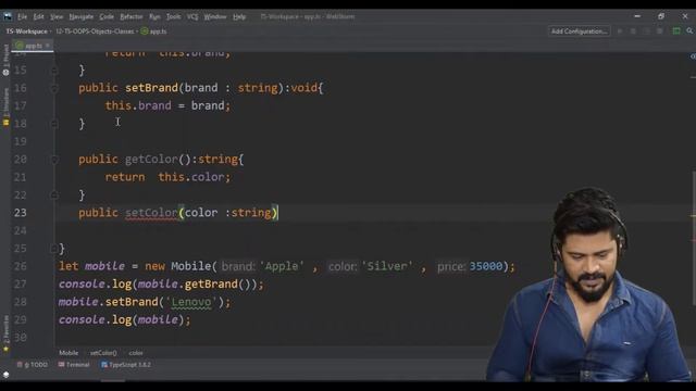 20 Getters & Setters OOPS in TypeScript | UiBrains | NAVEEN SAGGAM | Comeplete TypeScript Tutorial смотреть онлайн