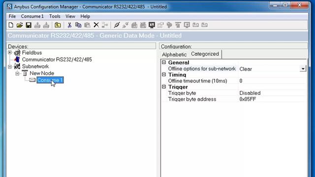 How to connect a serial RS232 device to PROFIBUS using Anybus Communicator смотреть онлайн