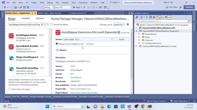 Clean Architecture | CQRS | Mediator | Project structure | Setup смотреть онлайн