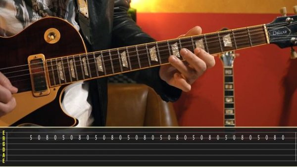 Thunderstruck AC/DC Guitar Cover Tab & Tutorial