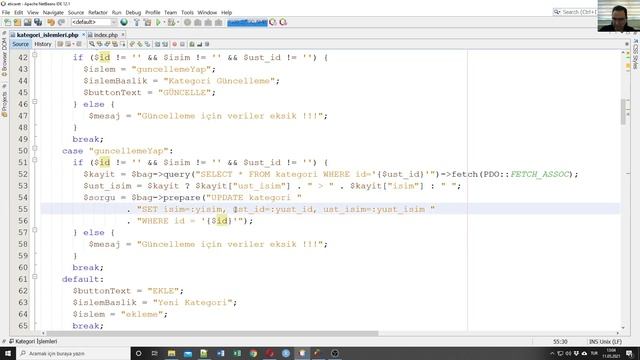Web Programlama 49 PHP Ders 10-5 смотреть онлайн