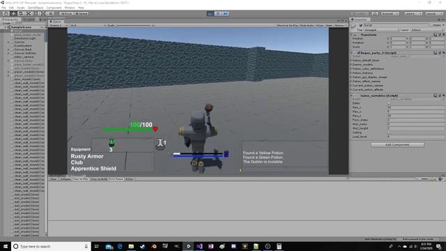 Developing a 3rd Person RPG in Unity: Rogue Party 2 Potions смотреть онлайн