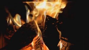 11 часов огонь костер природа красивая заставка для телевизора и монитора
