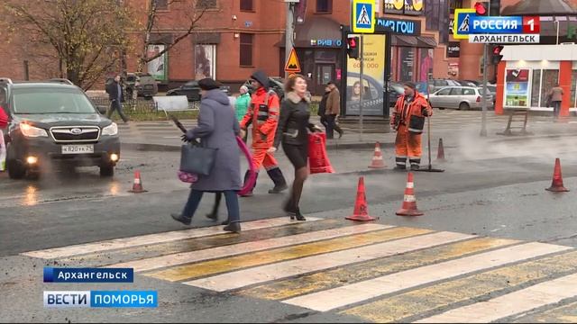 Троицкий проспект в Архангельске отремонтируют по гарантии смотреть онлайн