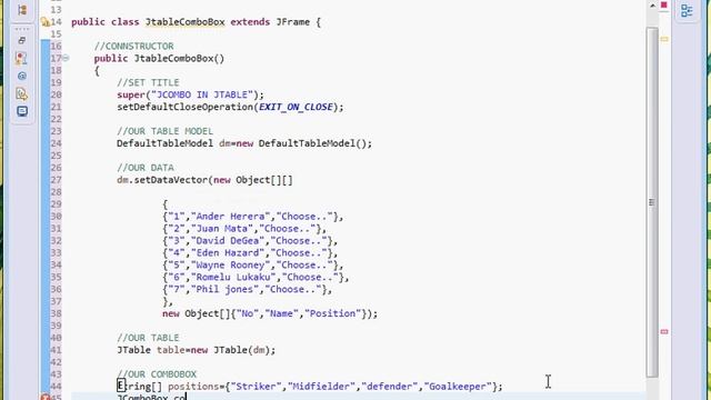 Java JTable Ep.11 - Add ComboBox Column смотреть онлайн