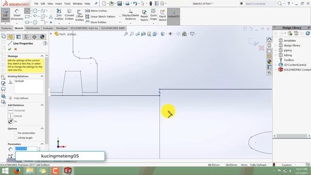 Solidworks Tutorial import AutoCad file To Solidworks 2017 (HD) смотреть онлайн