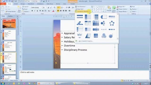 Using Microsoft Office PowerPoint 2010 Efficiently: How to Use SmartArt смотреть онлайн