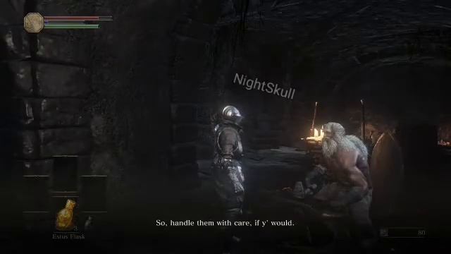 Andre The Blacksmith speaking like old video games - Dark Souls 3 смотреть онлайн