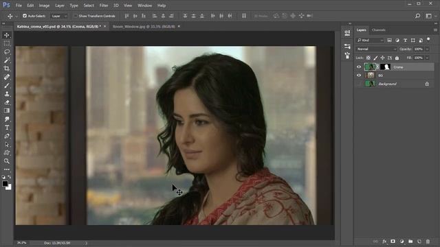 Remove Green Screen Background In Photoshop ll Chroma Keying In Photoshop смотреть онлайн