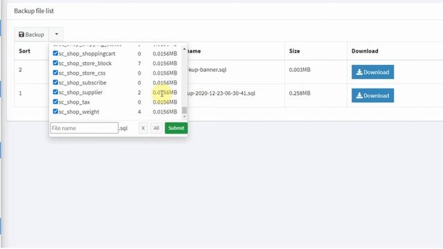 [S-Cart] - Backup & Restore database in S-Cart ecommerce смотреть онлайн