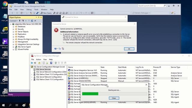 Fix "CAN'T CONNECT TO SERVER" on Microsoft Sql Server смотреть онлайн