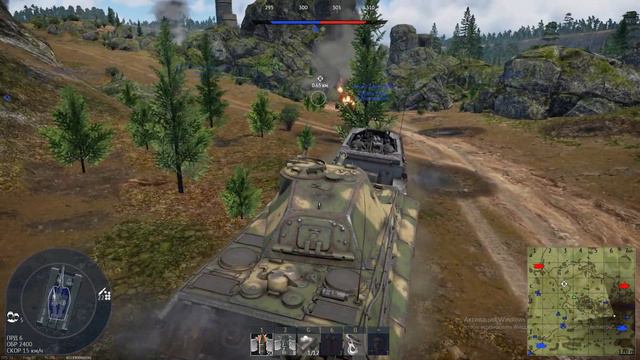 Лучший бой : Немец дал минус 9 в War Thunder смотреть онлайн