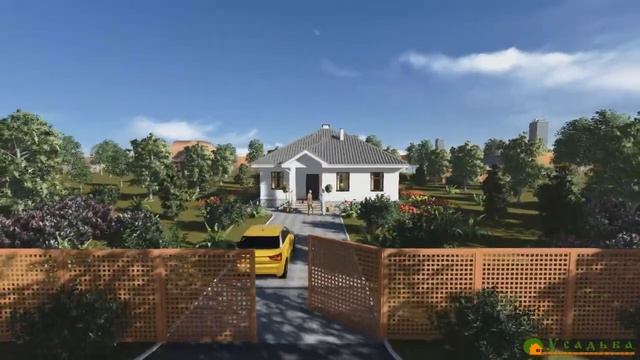 Проект дома из теплоблока ТБ-51 (84 м2) смотреть онлайн