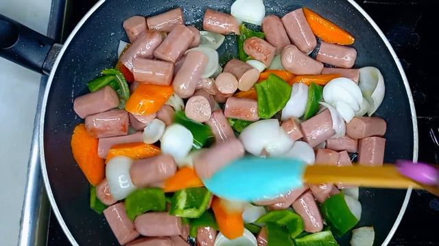 Sausage In Pepper Sauce/Peppered Sausage Sauce @tastynfresh