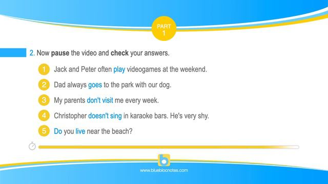 Grammar Activities: Present Simple (Gap Filling) смотреть онлайн