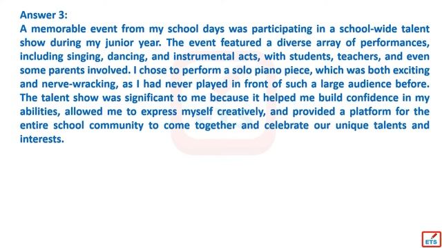 IELTS Speaking Part 2: Talk about a memorable event from your school days смотреть онлайн