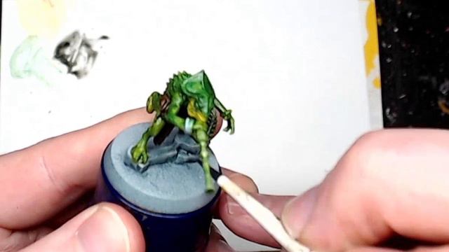 How To Paint Chameleon Skinks For Warhammer Warcry смотреть онлайн